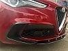 Alfa Romeo Stelvio QV Carbon Fiber voor V grill splitter, Verzenden