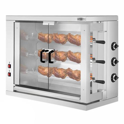 GGM Gastro | Elektrische kippengrill - 9 kW - met 3 spiesen, Tuin en Terras, Barbecue-accessoires, Verzenden