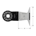 Rotec BIM Starlock Multitool Invalzaagblad type MTS65bi, Verzenden, Nieuw