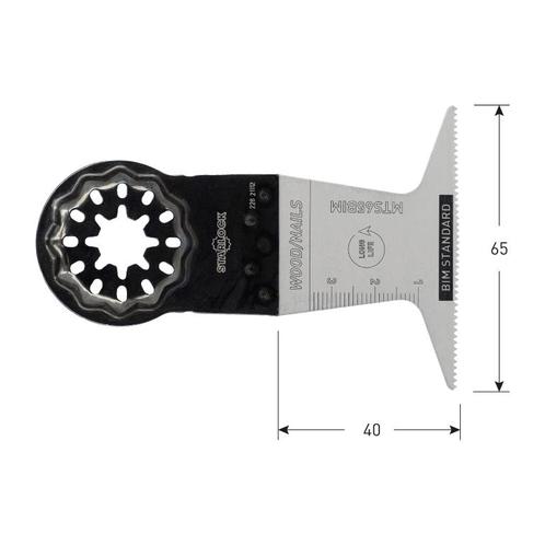 Rotec BIM Starlock Multitool Invalzaagblad type MTS65bi, Doe-het-zelf en Verbouw, Gereedschap | Boormachines, Nieuw, Verzenden