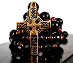 Onyx - Ketting - Nordisch - Keltisch kruis - Drager van de, Antiek en Kunst