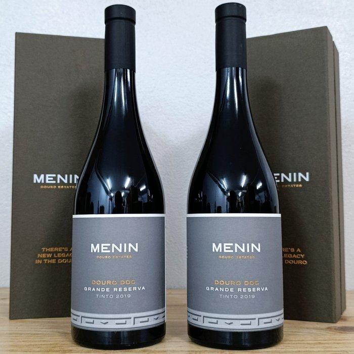 2019 Menin - Douro DOC, Grande Reserva - 2 Flessen (0.75, Verzamelen, Wijnen