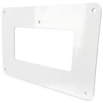 Kunststof afdekplaat voor kanaal 120 x 60mm, Verzenden, Nieuw