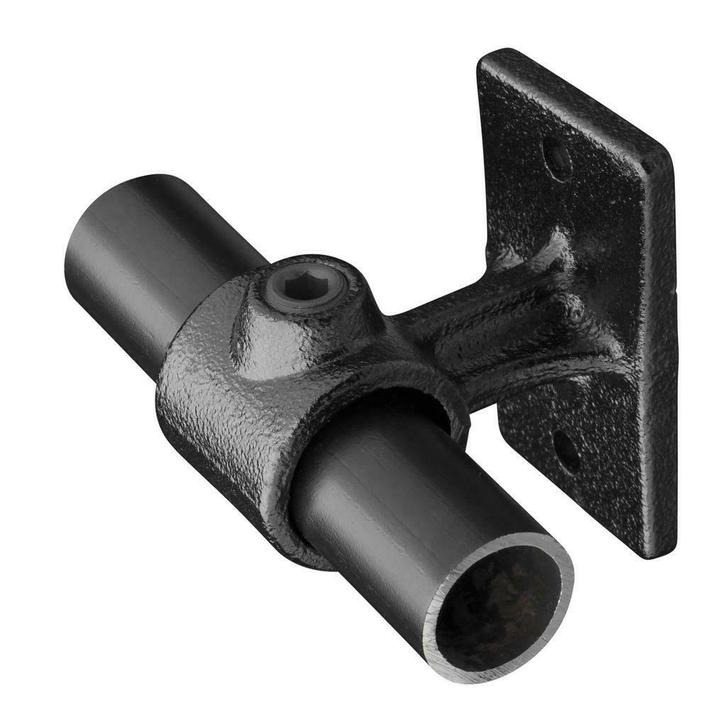 Buiskoppeling Leuningdrager Ø 48,3 mm Zwart Gelakt, Doe-het-zelf en Verbouw, IJzerwaren en Bevestigingsmiddelen, Nieuw, Verzenden