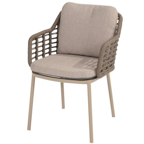Puglia dining tuinstoel  latte Taste 4SO, Tuin en Terras, Tuinstoelen, Nieuw, Ophalen of Verzenden
