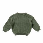 Your Wishes  Gerry cable knit trui hunter green Maat 74, Kinderen en Baby's, Babykleding | Maat 74, Nieuw, Ophalen of Verzenden