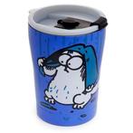 RVS Thermobeker 330ml - Simons Cat blauw NIEUW, Ophalen of Verzenden, Nieuw