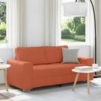vidaXL Loveseat Sofa Rood Oranje 140 cm Corduroy Stof, Huis en Inrichting, Banken | Bankstellen, Verzenden, Nieuw, Stof