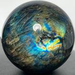 Fine good quality Labradorite Sphere Bol - Hoogte: 10.09 cm, Verzamelen
