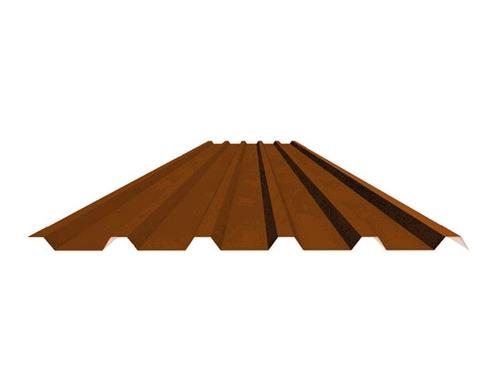 Stalen damwand dakplaat 35/1035 0.75mm SP25 Terracotta, Doe-het-zelf en Verbouw, Platen en Panelen, Ophalen of Verzenden