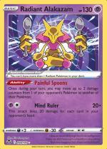 Radiant Alakazam 059/195 Silver Tempest, Hobby en Vrije tijd, Verzamelkaartspellen | Pokémon, Losse kaart, Nieuw, Foil, Ophalen of Verzenden