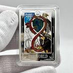 Niue. 2 Dollars 2025 – Tarot – XXI The World – 1 oz Silver