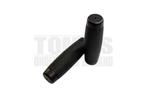 Handvatset Bobber geribbeld zwart 22mm / 24mm, Ophalen of Verzenden, Nieuw