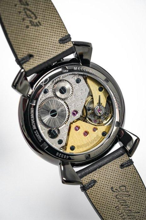 GaGà Milano - Watch Manuale 48MM Special Edition Black PVD +, Sieraden, Tassen en Uiterlijk, Horloges | Heren