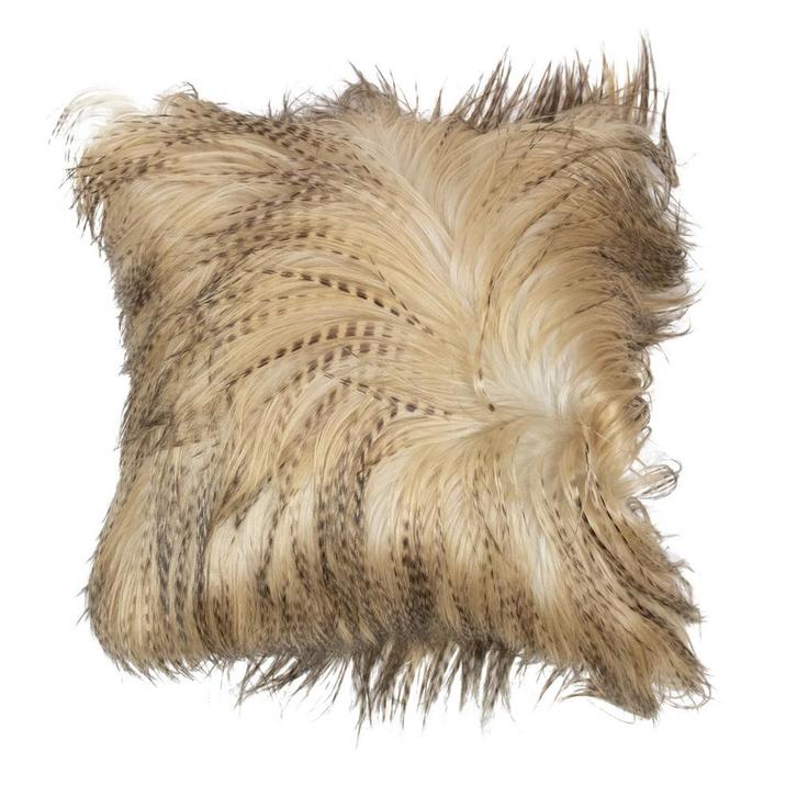 kussen geit tibet langhaar 45x45cm, Huis en Inrichting, Woonaccessoires | Overige, Verzenden