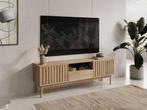 Meubella TV-Meubel Storm eiken 160 cm, Overige materialen, Verzenden, 150 tot 200 cm, Nieuw