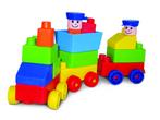 Edushape Mini Edu Trein in tas - 30 van €44,99 voor €36,00, Kinderen en Baby's, Speelgoed | Bouwstenen, Ophalen of Verzenden, Nieuw
