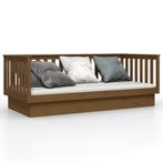 Honingbruine Slaapbank 100x200 Grenen | Retourdeal! 35% k..., Huis en Inrichting, 100 cm, Eenpersoons, Bruin, Nieuw