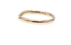 Tiffany & Co. - Ring - curved band ring 1 point diamond 750