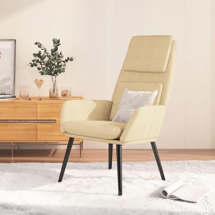 Comfort relaxfauteuil creme | Retourdeal | 46% Korting, Huis en Inrichting, Stoelen, Overige kleuren, Nieuw, Ophalen of Verzenden