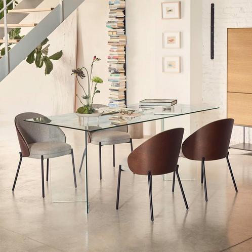 *WOONWINKEL* Kave Home Burano Glazen Eettafel, Huis en Inrichting, Tafels | Eettafels, Nieuw, Verzenden