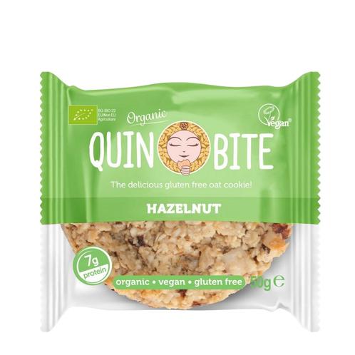 QuinBite Organic Cookie Hazelnut, Sport en Fitness, Gezondheidsproducten en Wellness, Nieuw