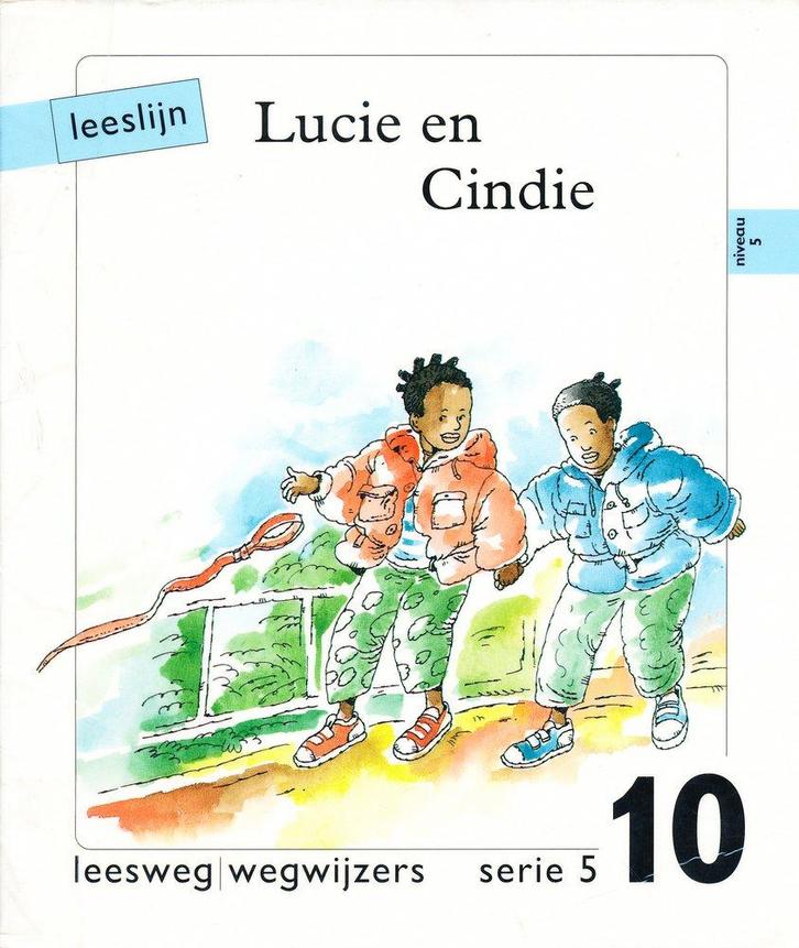 Leeslijn versie 1 wegwijzers serie 5 deel 10 Lucie en Cindie, Boeken, Schoolboeken, Nieuw, Verzenden