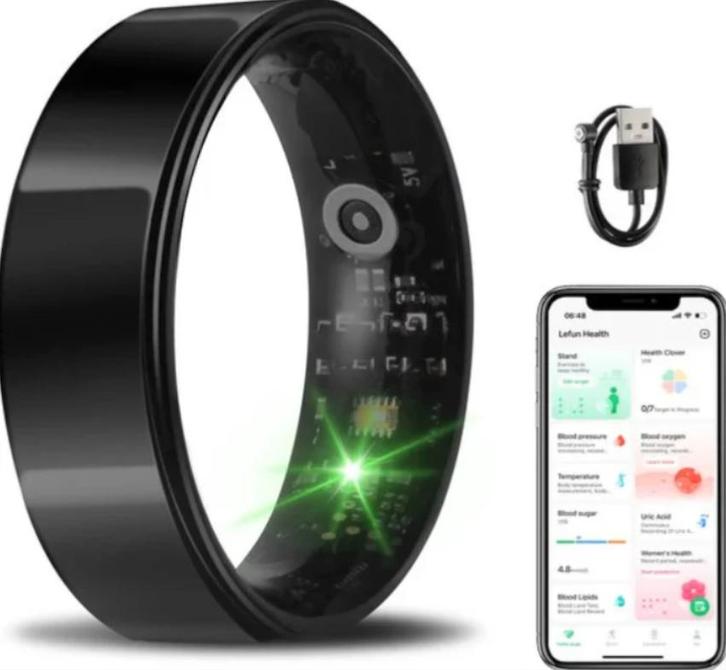 2dekans | Saaf Smart Ring - Maat 12 - voor Dames en Heren -, Computers en Software, Monitoren, Zo goed als nieuw, Ophalen of Verzenden