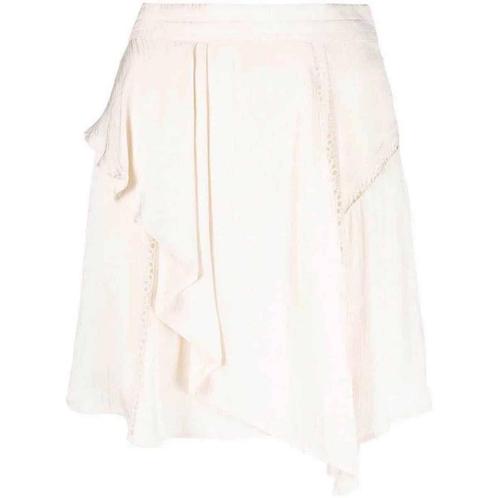 IRO • ecru rok Bealie • L (FR42), Kleding | Dames, Rokken, Wit, Nieuw, Maat 42/44 (L), Verzenden