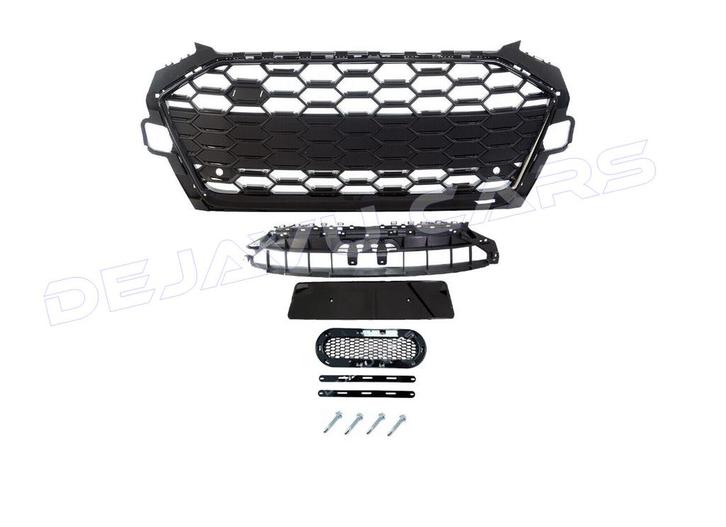 RS4 Look Front Grill voor Audi A4 B9.5 Facelift, Auto diversen, Tuning en Styling, Ophalen of Verzenden
