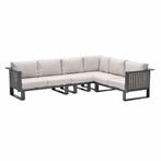 Garden Impressions Gabon hoek loungeset 4-delig R taupe, Tuin en Terras, Tuinsets en Loungesets, Verzenden, Nieuw