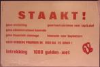 Oproep tot staken op poster (lijst optie, Posters) (Posters), Verzenden, Nieuw, Overige onderwerpen, Met lijst