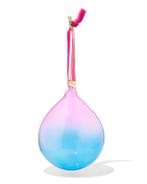 HEMA Kerstbal 8cm glas gradient blauw-roze korting, Diversen, Kerst, Verzenden, Nieuw