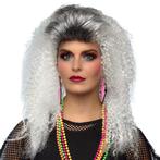 80s Pruik Queen Wavelkrullen Grijs, Ophalen of Verzenden, Nieuw