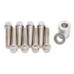 Edelbrock 8594 Plated Intake Bolt Kit, Chrysler Big Block, Nieuw, Amerikaanse onderdelen, Verzenden