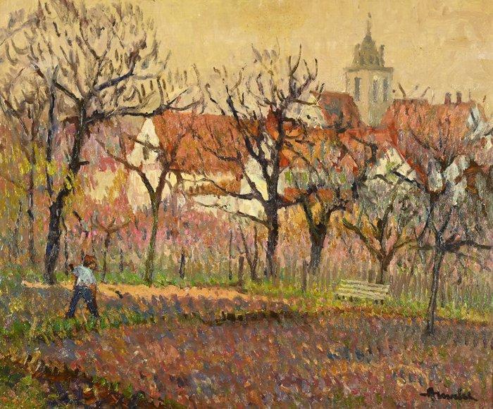 Albert Malet (1905-1986) - Epiais Rhus, Val dOise, Antiek en Kunst, Kunst | Schilderijen | Klassiek