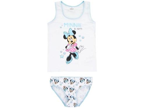Meisjes ondergoedset - Minnie Mouse - Wit/Blauw, Kinderen en Baby's, Kinderkleding | Schoenen en Sokken, Verzenden
