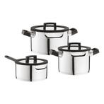 6 Delige Downdraft Pannenset Essentials Uqonic - Berghoff, Huis en Inrichting, Keuken | Potten en Pannen, Nieuw