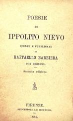 Alighieri Dante, Ippolito Nievo - Lotto di Opere di Grandi, Antiek en Kunst, Antiek | Boeken en Bijbels