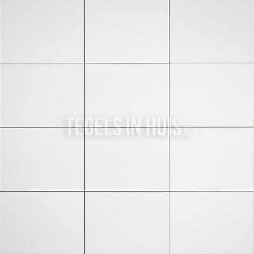 Wandtegel glans wit 25x33 cm wandtegel tegeloutlet, Doe-het-zelf en Verbouw, Tegels, Wandtegels, Nieuw, 10 m² of meer, Keramiek