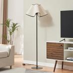 Staande lamp Ashton vloerlamp 153 cm zwart en wit E27 lux.pr, Huis en Inrichting, Lampen | Vloerlampen, Verzenden, Nieuw