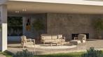 Sem Julia stoel bank loungeset 5 delig brushed teak 4, Tuin en Terras, Tuinsets en Loungesets, Ophalen of Verzenden, Nieuw, Teakhout