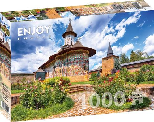 Sucevita Monastery - Suceava Puzzel (1000 stukjes) | Enjoy, Hobby en Vrije tijd, Denksport en Puzzels, Nieuw, Verzenden
