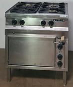 Occasion MKN 4-pits gas fornuis met elektrische oven, Ophalen, Gebruikt, Ovens, Magnetrons en Steamers