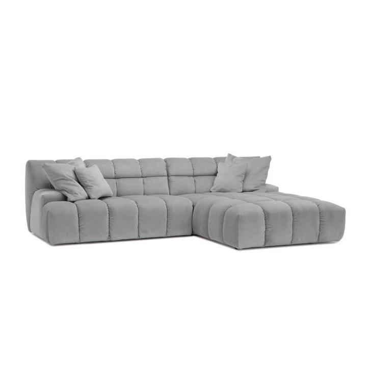 Loungebank Tynaarlo - loungebanken - Zilver, Huis en Inrichting, Banken | Sofa's en Chaises Longues, 150 cm of meer, Nieuw, 250 tot 300 cm