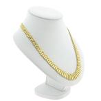 Gouden Cleopatra collier (Ketting), Ophalen of Verzenden, Gebruikt, Overige kleuren, Goud