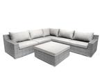 7-persoons Loungeset Colorado Blended Grey met beige kussens, Tuin en Terras, Tuinsets en Loungesets, Ophalen of Verzenden, Nieuw