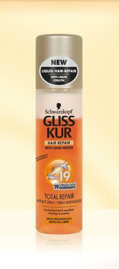 Gliss Kur Anti-Klit Total Repair Haarspray 200 ml, Huis en Inrichting, Schoonmaakartikelen, Verzenden