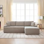 Coredo Bank - Corduroy bekleding - Rechts - Taupe, Verzenden, Nieuw