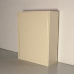 Mibra roldeurkast, creme, 160 x 125 cm, incl. 3 legborden, Nieuw, Ophalen of Verzenden